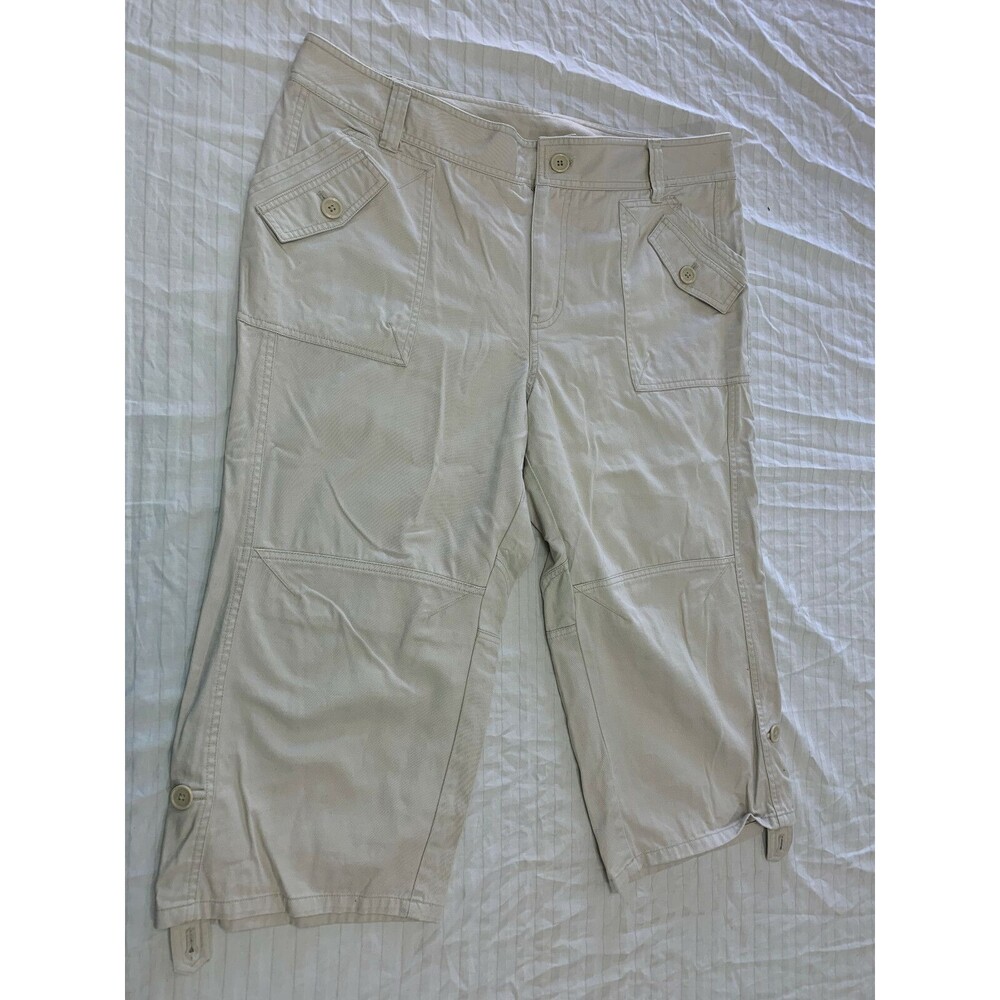 VENEZIA WOMENS COTTON CAPRIS PANTS SIZE 18